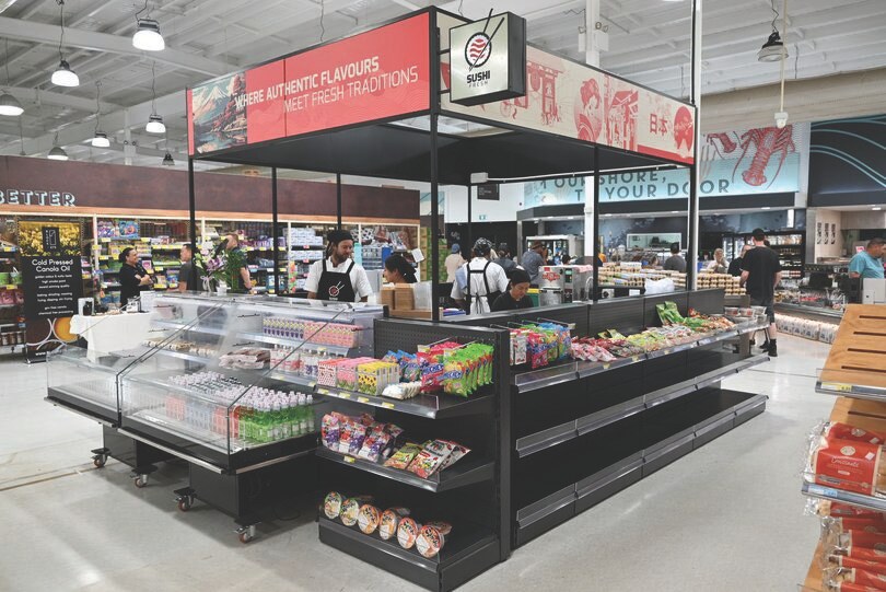 Retail refrigeration installation